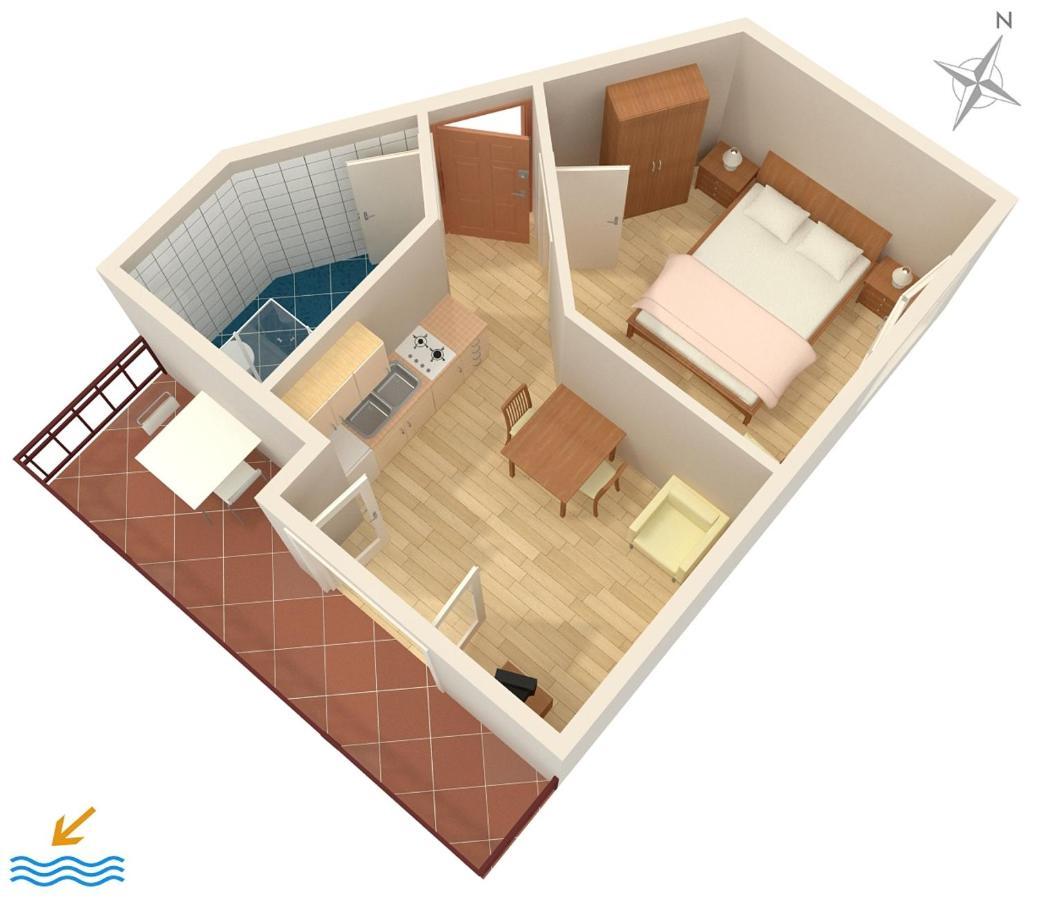 Apartments With A Parking Space Vodice - 7604 Экстерьер фото